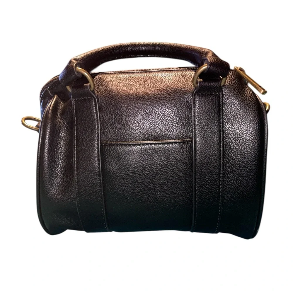 FRYE AND CO. Brown Satchel with Gold Hardware - Picture 4 of 5